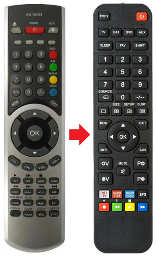 Telecomando adatto per quadro - telecomando,
