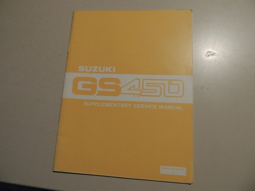 Service manual addendum - , suzuki