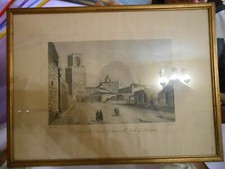 Antico quadro vecchia stampa - quadro,