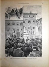 Antique Print ROME Piazza