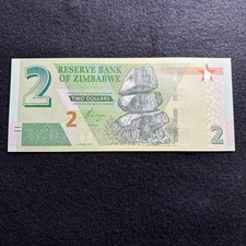 Banconota 2 Dollari Zimbabwe