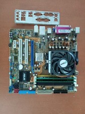 Scheda Madre Asus M2A-VM Completa Di RAM CPU Dissipatore E Frontalino