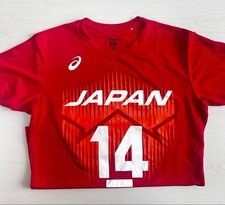 T-shirt Yuki Ishikawa squadra cheering taglia L pallavolo uomo Giappone nazionale Usata