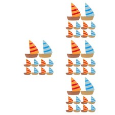 4 Pezzi Barca a Vela Giocattolo Barca a Vela Giocattolo Nautico