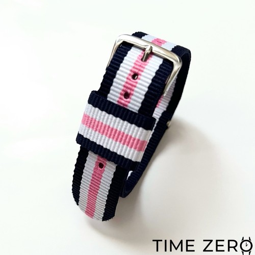 Pink blue white - blue, double