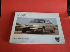Lancia K 2.0-2.0 turbo-2.4-3.0-2.4 td Libretto uso e manutenzione Originale 1995