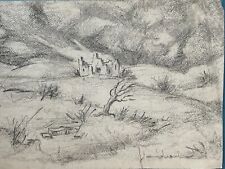 DISEGNO META' XX SEC. MAESTRO ITALIANO firma di non facile lettura