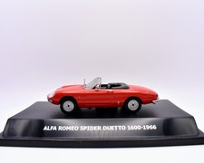 Modellini auto collezione 1:43 ALFA ROMEO SPIDER DUETTO 1600 diecast modellismo