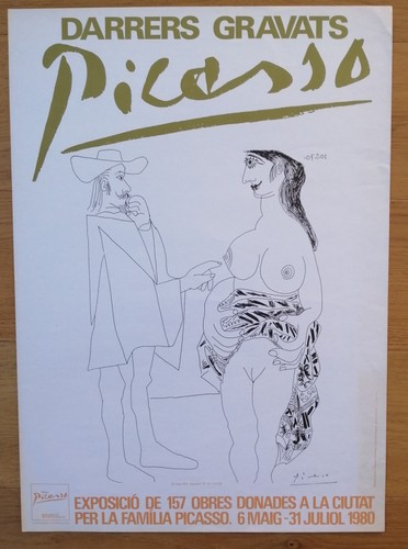 Picasso affiche exposition - picasso,