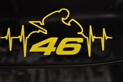Stickers fluo ligne vie 46 - fluo,