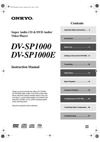 Onkyo sp1000 lettore dvd - onkyo,