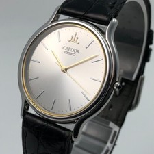 Orologio da uomo al quarzo SEIKO CREDOR SIGNO 8J81-6A30 dal Giappone #1108