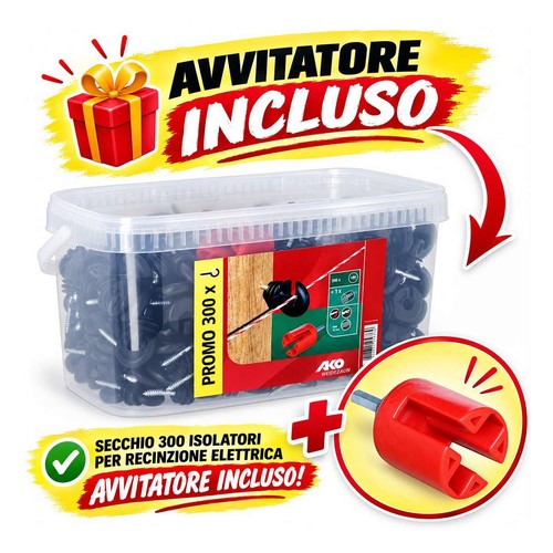 Isolatore vite legno per