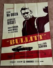 Originale BULLITT - Steve McQueen R-2006 locandina film 1sh film Ford Mustang noir