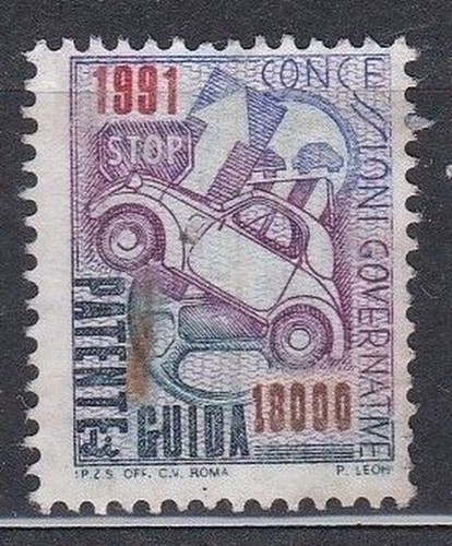 Italia 1991 marca - italia,