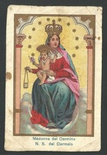 Santino antique de la Madonna
