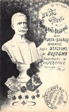 3916) BOLOGNA 1904 COOPERATIVA PORTA BAGAGLI DELLA STAZIONE BUSTO A BARBANTI.