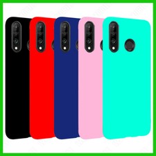 Cover per Huawei P30 Lite in Silicone TPU Custodia Protezione Pellicola di Vetro