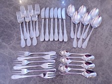 WMF modello LUSSEMBURGO posate da tavola per 6 persone 30 pezzi in Cromargan OTTIME!