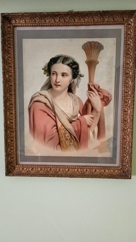 Antica stampa arte del xix - stampa, d'arte