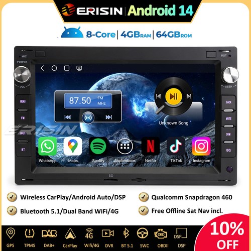 64gb android 14 autoradio - 7",