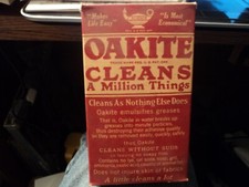 Vintage Oakite Cleaner/Box/Seal Old Store Stock