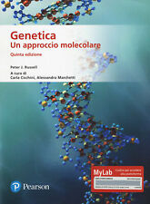 GENETICA UN APPROCCIO MOLECOLARE 5'EDIZIONE PETER J.RUSSELL PEARSO 9788891906960
