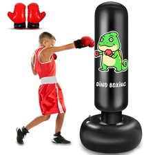 Sacco da Boxe per Bambini 165cm Pungiball Bambini con Guantoni da Boxe Sacchi da