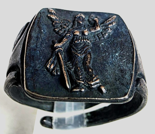 Anello argento greco antico