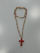 Collana con croce Di Cristalli