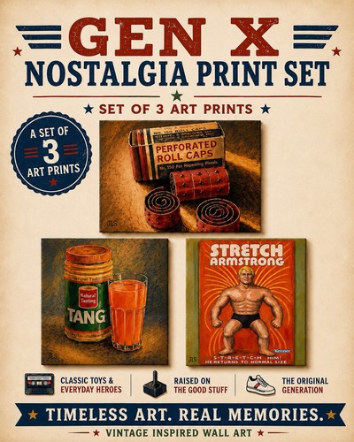 Set stampe gen nostalgia - stampe, x