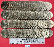 Lotto 100 monete dollaro IKE