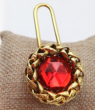 SPILLA ANNI '80 - GRANDE BRILLANTE ROSSO