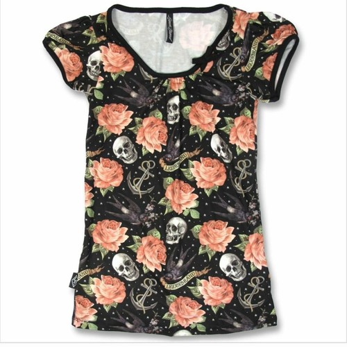 Shirt donna tatuaggio rosa - t-shirt,