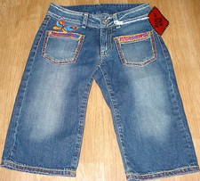 Replay & Sons pantaloncino ragazza denim estivo taglia 28 (5-6-7 anni) nuovo con etichette jeans firmati