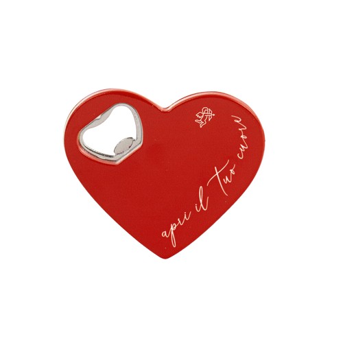 Bomboniera cuore apribottiglia