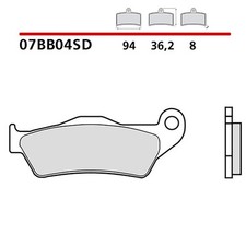 BREMBO KIT PASTIGLIE FRENO