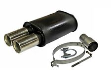 BMW E36 E46 316I 318I 320I 320D 320CI 318CI DOPPIO SCARICO UNIVERSALE SCATOLA POSTERIORE 003