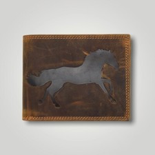 Portafoglio In Pelle Marrone