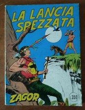ZAGOR SCRITTA ROSSA L.350 NUMERO 6 BUONO/ OTTIMO