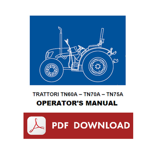 New holland manuale uso - new,