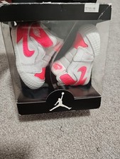 Jordan 1 stivaletto culla RACER ROSA bambina taglia 2C nuovo con scatola 
