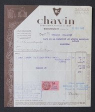 Fattura BOURGOIN 1943