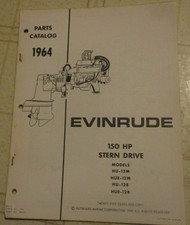 1964 Evinrude 150 HP stern