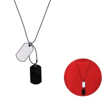 Men Military Plates Pendant
