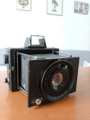 Ernemann klapp camera - ernemann, 4,5x6