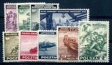 POLONIA 1941 360-367,A379 **