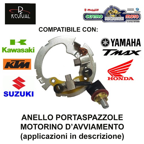 Anello porta spazzole motorino - spazzole,