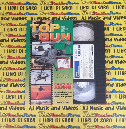 Vhs cartonata top gun - top,