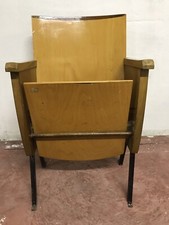 sedia teatro poltrona sedia cinema anni 50/60